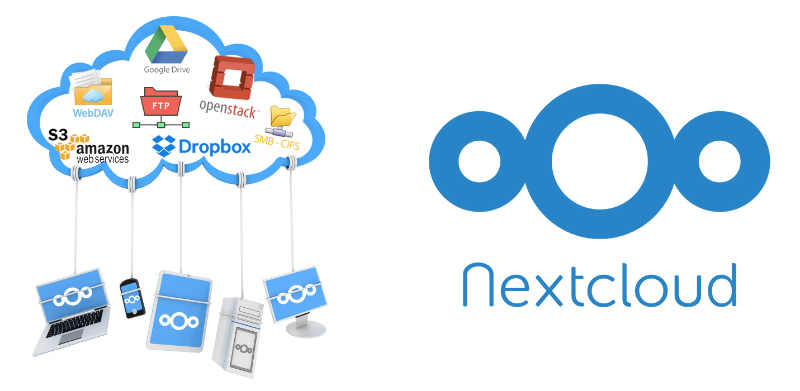logo of Nextcloud along with the logos of other storage platform logos | Nextcloud cloud storage
